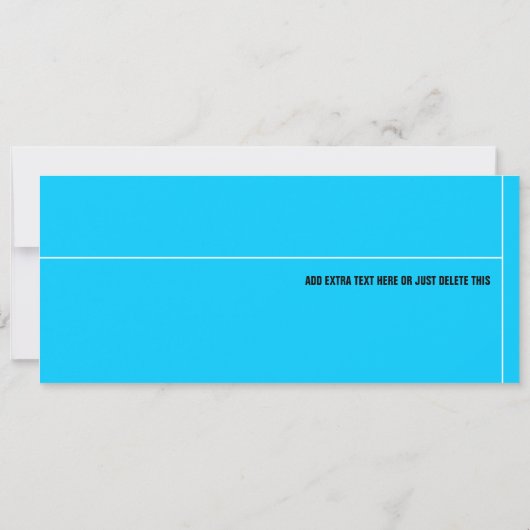 印刷はっきりしたイベント招待状 招待状 (裏面)