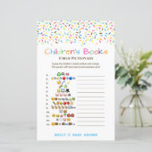 印刷アイスクリーム散布赤ちゃんシャワーゲーム (スタンド正面)