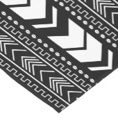 印刷アフリカンボゴラン布テーブルランナー ショートテーブルランナー (コーナー)