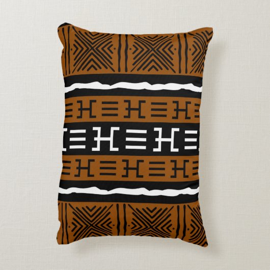 印刷アフリカ泥地デザイントートバッグ アクセントクッション (裏面(縦))