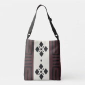 印刷アフリカ泥地デザイントートバッグ クロスボディバッグ (裏面)