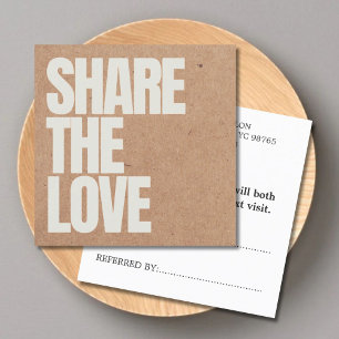 印刷エレガントクはっきりしたラフトベージュサロン 紹介カード