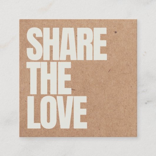 印刷エレガントクはっきりしたラフトベージュサロン 紹介カード (正面)