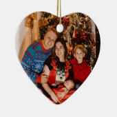 印刷カスタムセラミックハート形フォトオーナメント セラミックオーナメント (右)
