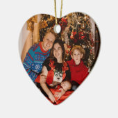 印刷カスタムセラミックハート形フォトオーナメント セラミックオーナメント (左)