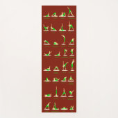 印刷カスタムポーズ付きヨガマット ヨガマット (正面)