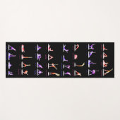 印刷カスタムポーズ付きヨガマット ヨガマット (正面(横))