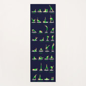 印刷カスタムポーズ付きヨガマット ヨガマット (正面)