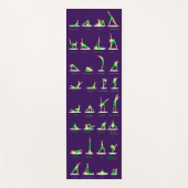 印刷カスタムポーズ付きヨガマット ヨガマット (正面)