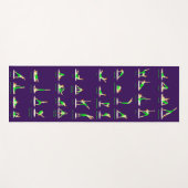 印刷カスタムポーズ付きヨガマット ヨガマット (正面(横))