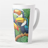 印刷カップ カフェラテマグ (右アングル)