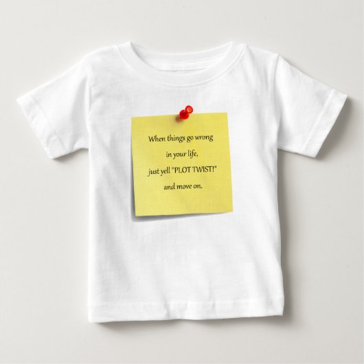 印刷ツイストベビーTシャツ ベビーTシャツ (正面)