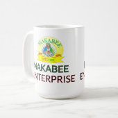 印刷パーソナライズされた済 コーヒーマグカップ (正面左)