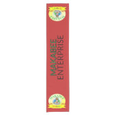 印刷パーソナライズされた済 ショートテーブルランナー (正面)