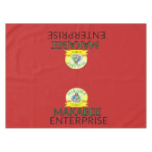 印刷パーソナライズされた済 テーブルクロス (正面(横))