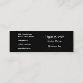 印刷フェイクグリーンスネークスキン迷彩柄スタイルデザイン スキニー名刺 (裏面)