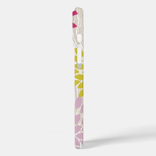 印刷フェイク木型菊フローラ Case-Mate iPhoneケース (裏面 / 左)
