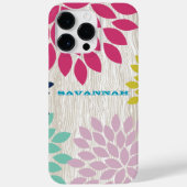 印刷フェイク木型菊フローラ Case-Mate iPhoneケース (裏面)