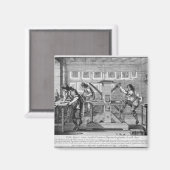 印刷フランスの機， 1642#トウキョウイキ# マグネット (正面/裏面)