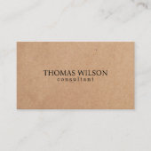 印刷モダンKraftグエレガントレーコンサルタント 名刺 (正面)