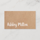 印刷モダンKraftホワエレガントイトコンサルタはっきりしたント 名刺 (正面)