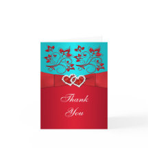 印刷リボンアクアホワイトレッドフローラありがとう