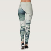 印刷レギンスヴィンテージ日本のプリント レギンス (裏面)