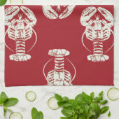 印刷ロブスター キッチンタオル (折り畳み)