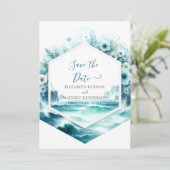 印刷可お洒落航海の能結婚 セーブザデート (スタンド正面)