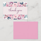 印刷可エレガント能サンキューカード ノートカード (正面/裏面)