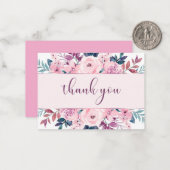 印刷可エレガント能サンキューカード ノートカード (正面/裏面インサイチュ)