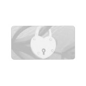 印刷可カスタム能なフォトイメージ空白の住所 シール (正面)