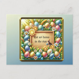 印刷可パーソナライズされた能なイースターカード シーズンポストカード