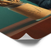 印刷可モダン能なイラストレーションイノベクールータ画像 ポスター (角)