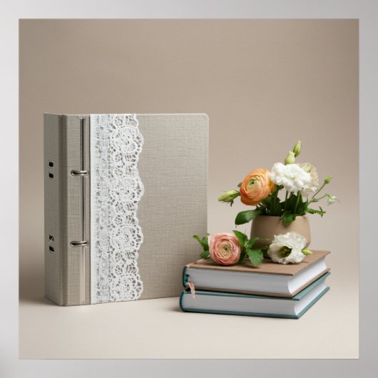 印刷可リラックス能で装飾的な写真Statinery ポスター (正面)