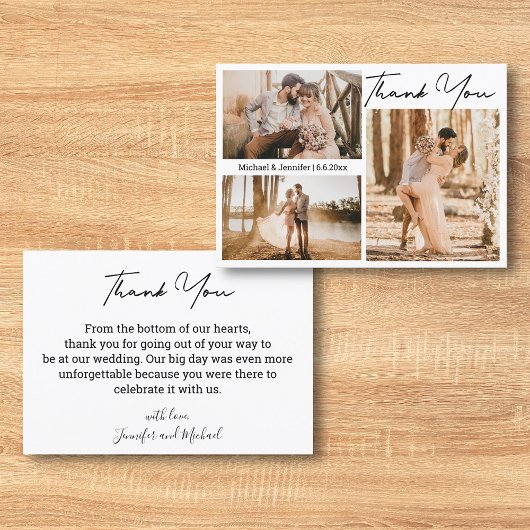 印刷可感謝してい能とデジ結婚タルのフォトカード 招待状