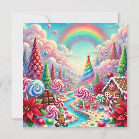 印刷可能なお洒落ポインセチア州のスクラップブック 招待状 (正面)