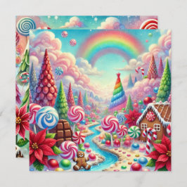 印刷可能なお洒落ポインセチア州のスクラップブック 招待状