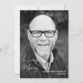 印刷可能なお祝いのフルフォト 招待状 (正面)