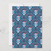 印刷可能なかわいいクリスマスベアーマンダラデコスケール 招待状 (正面)