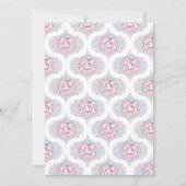 印刷可能なかわいいパステルかわいいバニーレトロオギー 招待状 (正面)