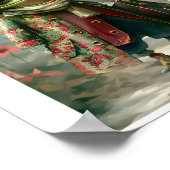 印刷可能なかわいお洒落ファンタジーアンスロカエル125 ポスター (角)