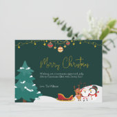 印刷可能なカスタムクリスマスカード シーズンカード (スタンド正面)