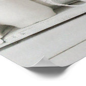 印刷可能なカントリーハウスホーム写真 ポスター (角)