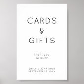 印刷可能なギフトとカー結婚ドのサイン ポスター (正面)