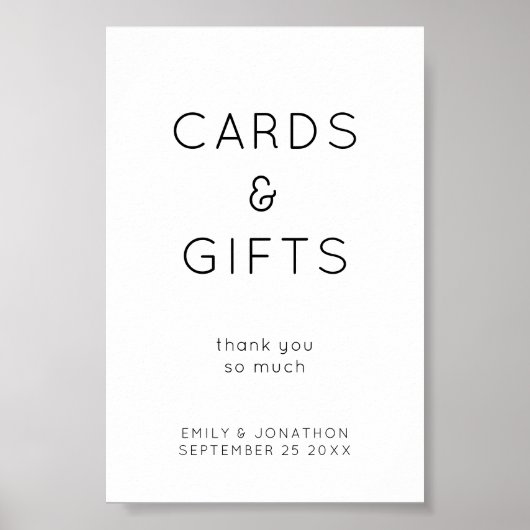 印刷可能なギフトとカー結婚ドのサイン ポスター (正面)