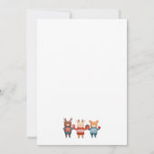 印刷可能なクリスマスビンゴ – 醜いセーターパーティーゲーム 招待状 (裏面)