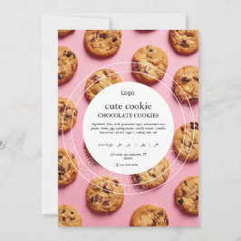 印刷可能なコテージ食品ラベルテンプレート 招待状