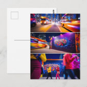 印刷可能なトロントカナダトラベルアートヴィンテージ ポストカード (正面/裏面)