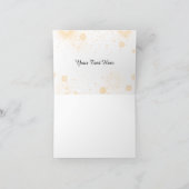 印刷可能なハッピーバースデーデザイン独自のカード カード (内部)